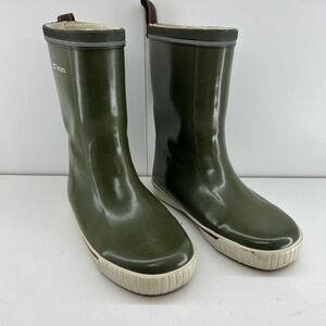 Tretorn Rain Boots Size US 7.5 Women Waterproof Rubber Green Mid Calf Outdoor